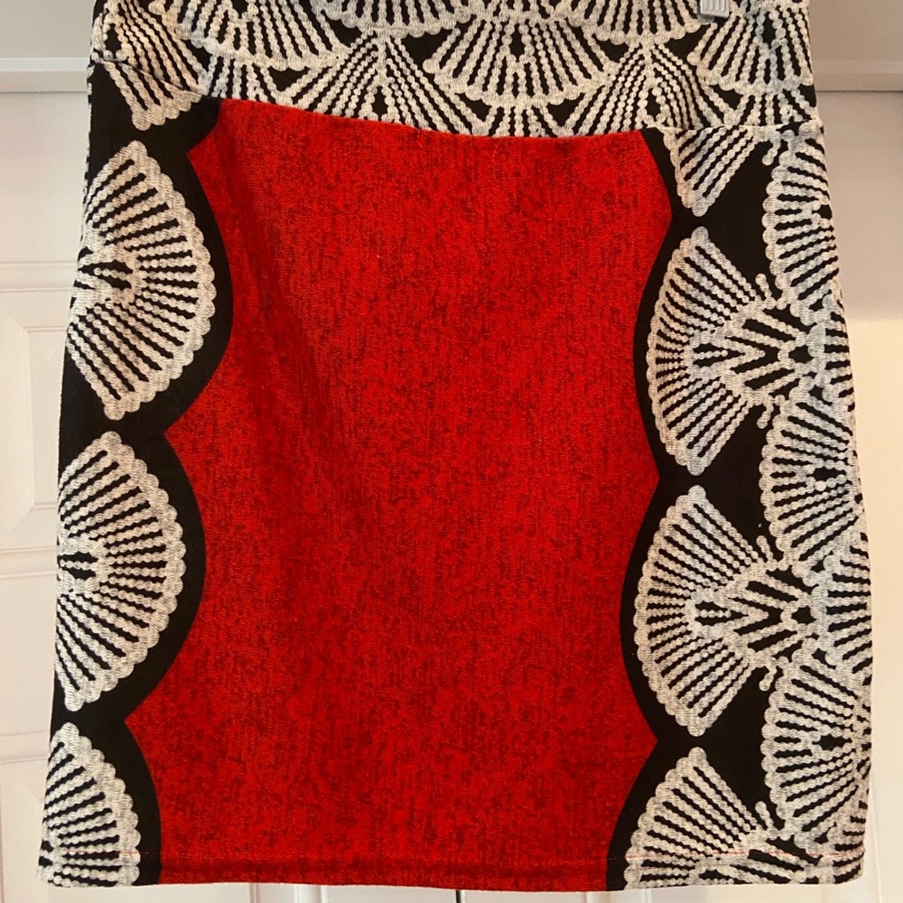 Soft, sweater-like fabric skirt